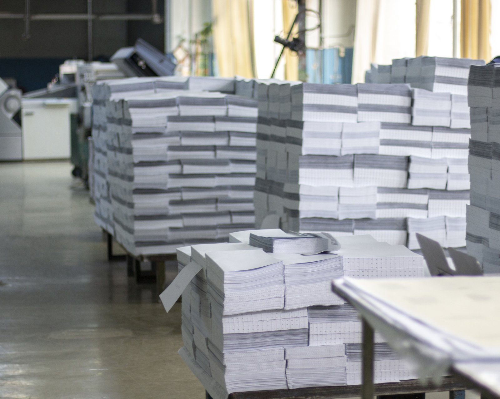 Industrial paper-manufacturing facility