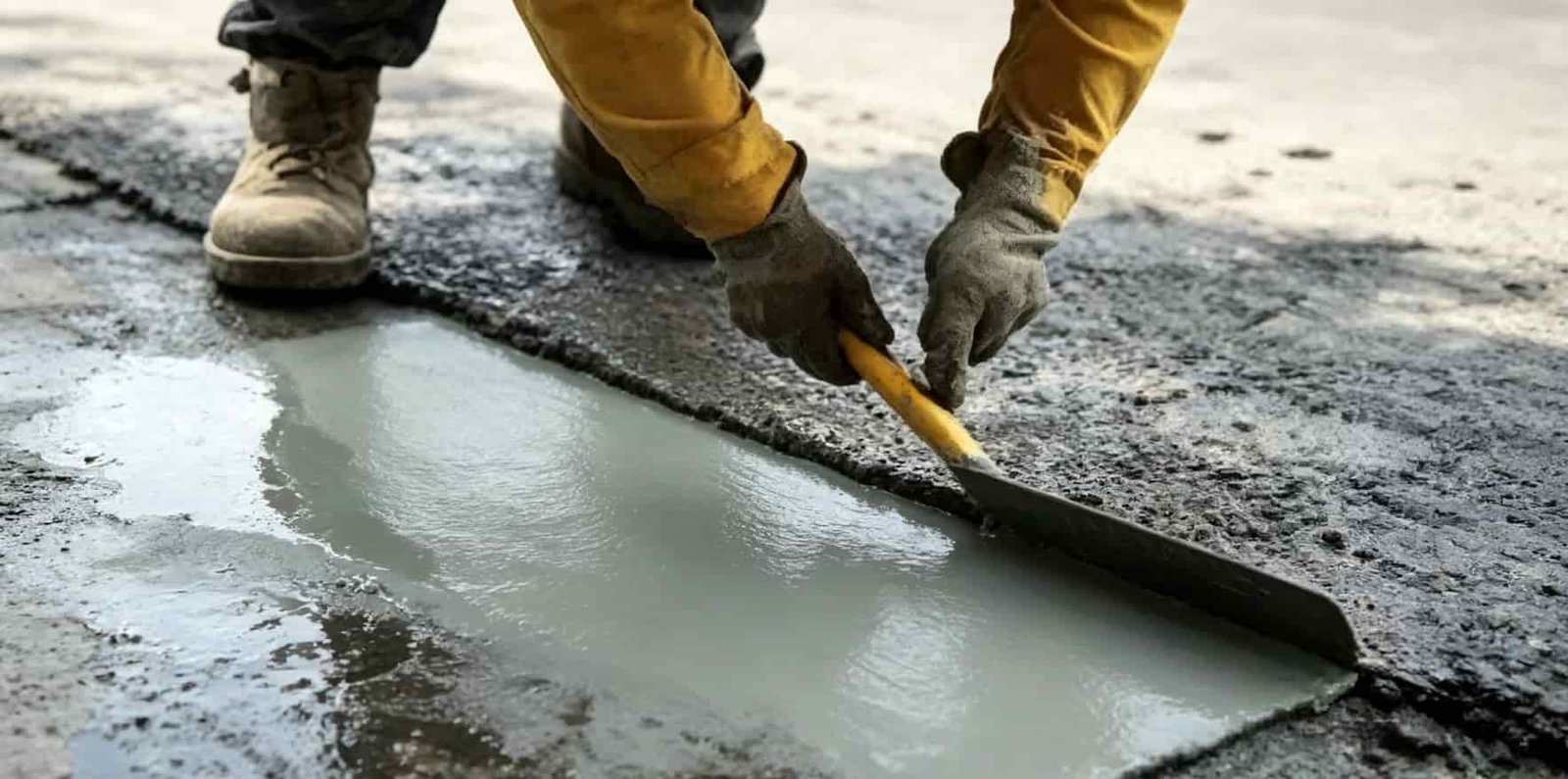 Construction repair mortar application
